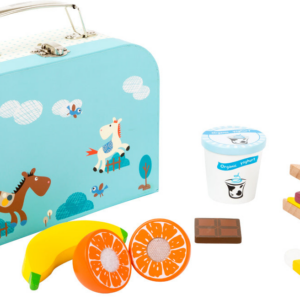 Small Foot Cuttable Snack Set in a Suitase
