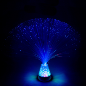 My World Fibre Optic Ice Lamp - Blue