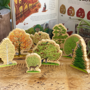 Yellow Door Four Seasons Trees Wooden Play Set