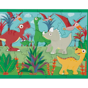 Scratch Play Puzzle (36pcs) 3D DINOSAUR