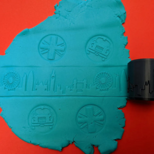 London Skyline Mini Dough Roller