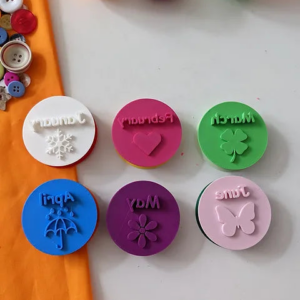 Month Playdough Puck Set