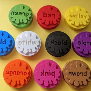 Colours and Numbers Playdough Puck Set
