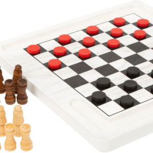 Small Foot Chess and Draughts Board Game