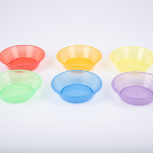 TickiT Translucent Colour Sorting Bowls - Pk6