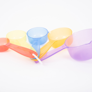 TickiT Translucent Colour Measuring Cups - Pk5