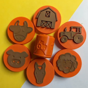 Farm Puck PlayDough Set