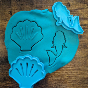 Mermaid Dough Cutter & Puck Set