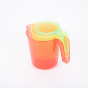 TickiT Translucent Colour Nesting Jugs - Pk3