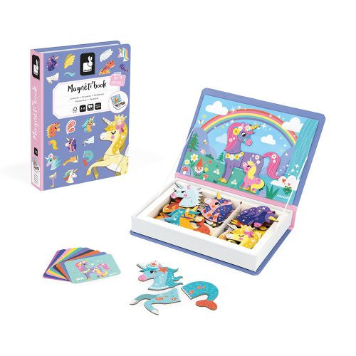 Janod Unicorns Magnetic Book - Image 3