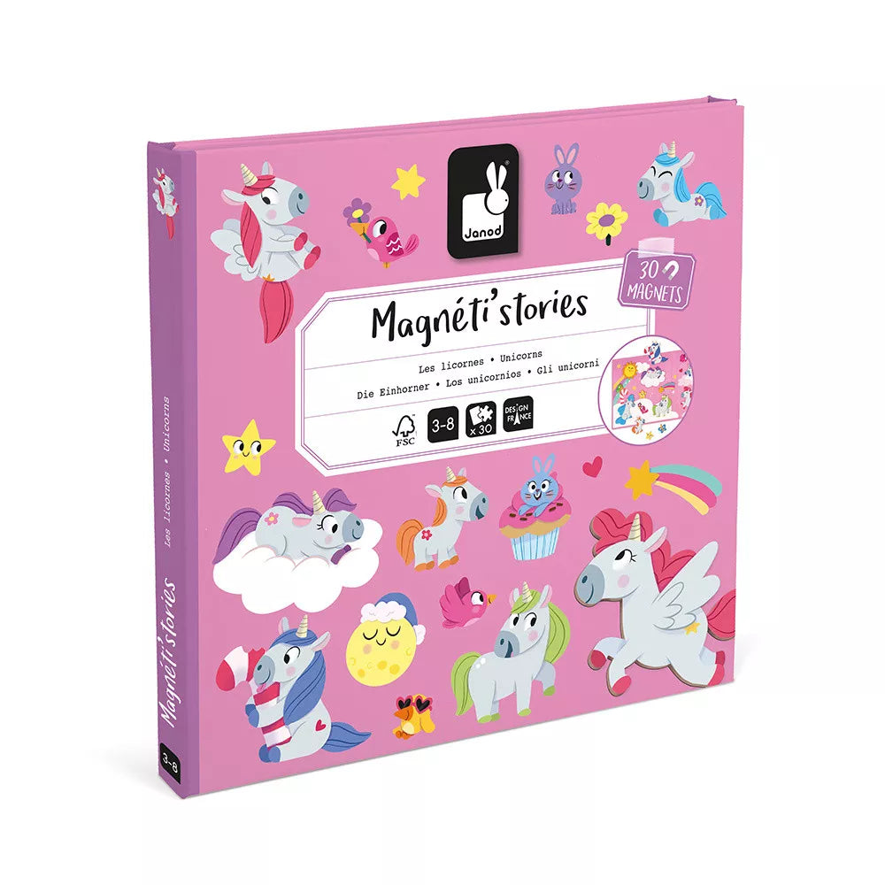 Janod Unicorns Magnetic Stories