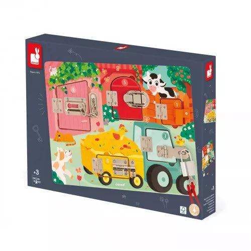 Janod Padlocks Board - The Farm - Image 5