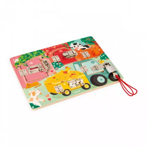 Janod Padlocks Board - The Farm - Image 3