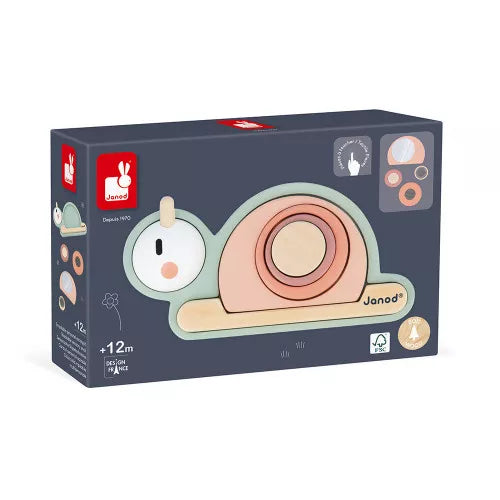 Janod Stackable Sensory Snail Sweet Cocoon - Image 3
