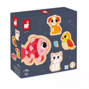 Janod - Pet 4 Progressive Puzzles