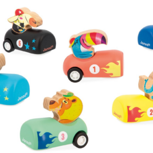 Janod Applepop - Pull-back Car
