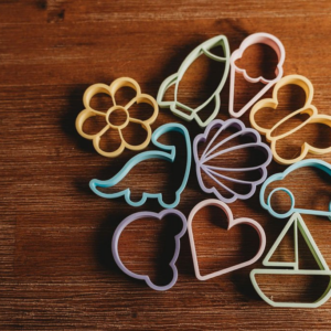 Kinfolk Pantry Playdough Assorted Colour Eco Cutter Set