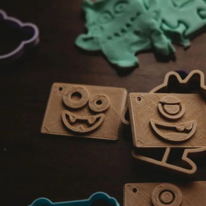 Kinfolk Pantry Halloween Monster Playdough Eco Stamp Set