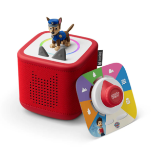 Tonies Sunset Red Toniebox 2 Play Set with Paw Patrol Chase Tonie