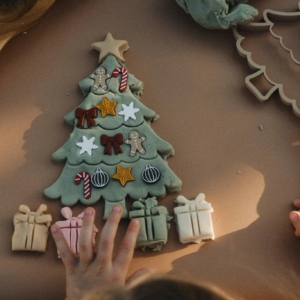 Kinfolk Christmas Tree Playdough Decorating Kit