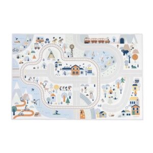 Janod Mountain Valley Playmat with Circuit - Cross Roads