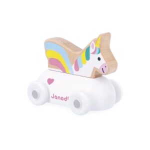 Janod Enchanted Kingdom Wooden Unicorn Carriage - Cross Roads