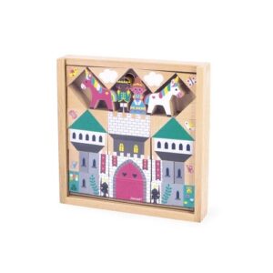 Janod Enchanted Kingdom 37 Wooden Blocks Set - Cross Roads