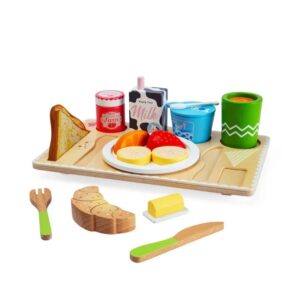 Bigjigs Deli Set Wooden & Felt Play Food