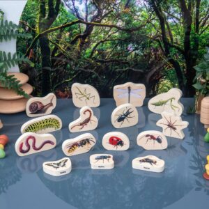 Tickit Wooden Mini Beast Blocks