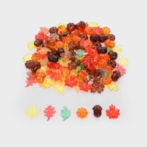Tickit Translucent Colour Leaves and Seeds - 120Pk