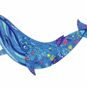 Hape Humpback Whale Shimmer Floor Puzzle - 200pcs