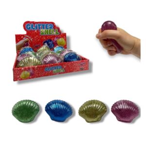 Glitter Shell Slow Release Squeeze Squishy Fidget Toy