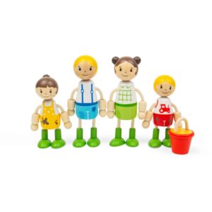 Bigjigs Tidlo Farmer Family Dolls