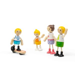 Bigjigs Tidlo White Family Dolls