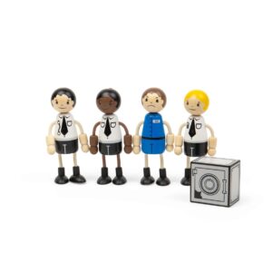 Bigjigs Tidlo Police Officer & Prisoner Dolls