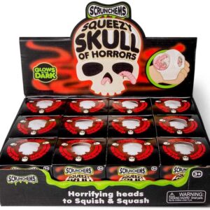Scrunchems Squeezy Skull Of Horrors Fidget Toy