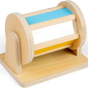 Bigjigs Sight and Sound Spinner - Wooden Sensory Toy For Babies & Toddlers
