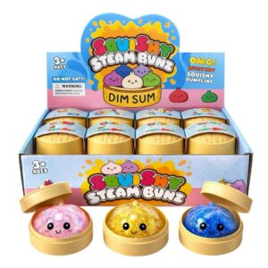 Glitter Orb Bao Bun 5.5cm Fidget Toy