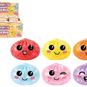Glitter Sugar Maltose Dumpling 5.5cm in Basket Fidget Toy