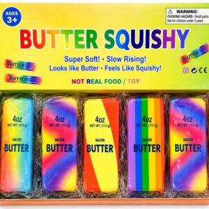13cm Rainbow Squishy Butter Fidget Toy