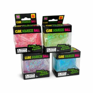 5cm Squishy Maltose Glitter Cube Fidget Toy