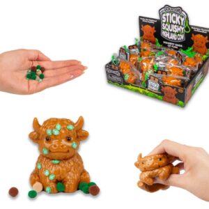 Scrunchems Sticky Squishy Highland Cow Fidget Toy