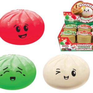 Christmas Squishy Bao Bun Dumplings 8.5cm