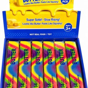 Salted Butter Large RAINBOW Slow Rising Squishy Toy 22cm
